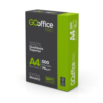 Papel A4 Sulfite 75g 500 folhas | Go Office Pro