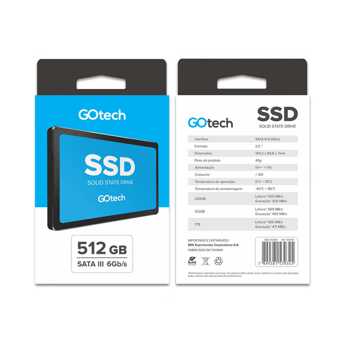 SSD 512GB SATA III 2.5