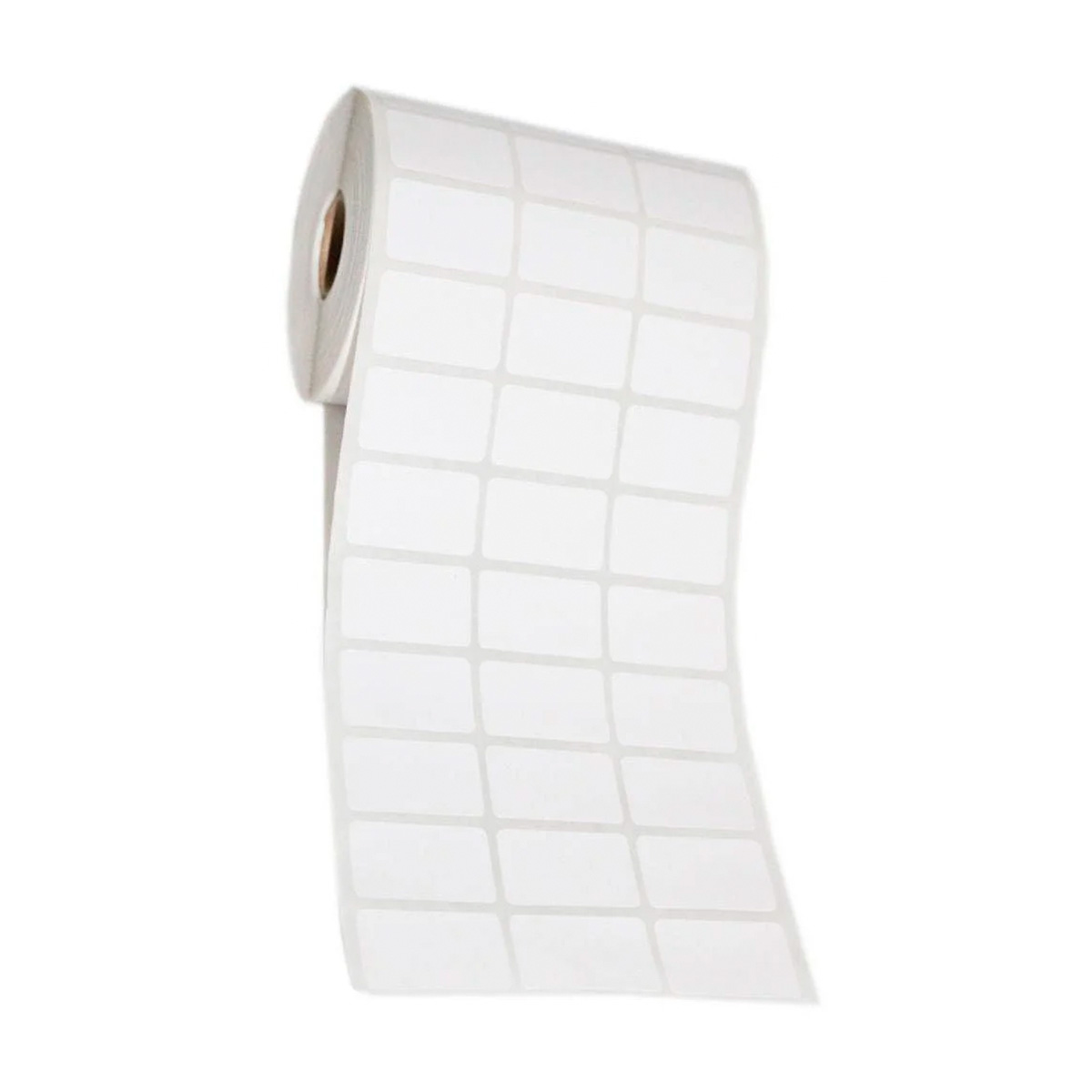 Etiqueta Couchê 35 mm x 20 mm 3 Colunas Branca Rolo com 4.696 unidades