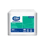 Guardanapo Folha Simples 10 cm x 21 cm 250 folhas | Elite