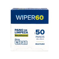 Pano de Limpeza Multiuso 28x35cm 60g 50 unidades | Everclean