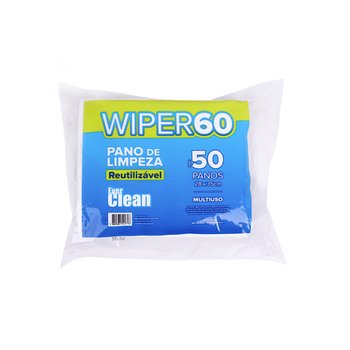 Pano Reutilizável Multiuso Wiper 28 x 35 cm 60g 50 unidades | Everclean