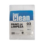 Pano de Limpeza Branco 30x60cm 45g 3 unidades | Everclean