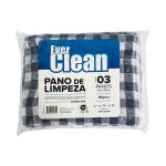 Pano de Limpeza Xadrez 45x70cm 85g 3 unidades | Everclean