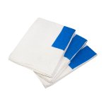 Pano de Limpeza com Tarja Azul 45x65cm 85g 3 unidades | Everclean