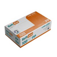 Luva Latex Soft Aid Med Procedimento com Po PP CX 100UN