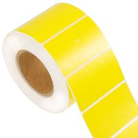 Etiqueta Couchê Amarela 42 x 25 mm 1 Coluna 1000 etiquetas