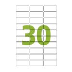 Etiqueta Adesiva Aquattro 25,4x66,7mm PCT 10fls