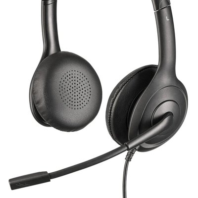 Headset Biauricular Intelbras WHS 60 USB Preto