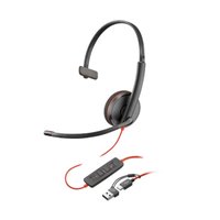 Headset Poly Blackwire 3210 Mono USB-A | HP