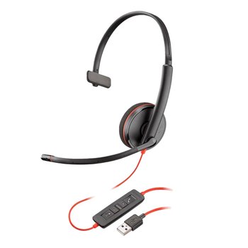 Headset HP Poly Blackwire 3210 Mono USB-A