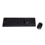 Kit Teclado e Mouse Sem Fio 2,4GHz GoTech CSF1010 Preto