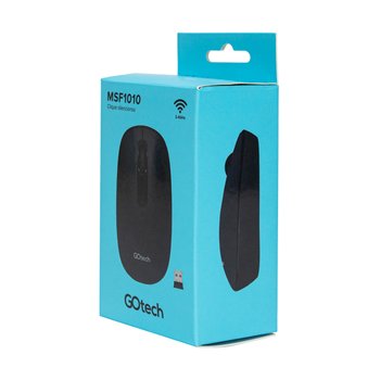 Mouse Sem Fio Preto 2,4GHz MSF1010 | GoTech
