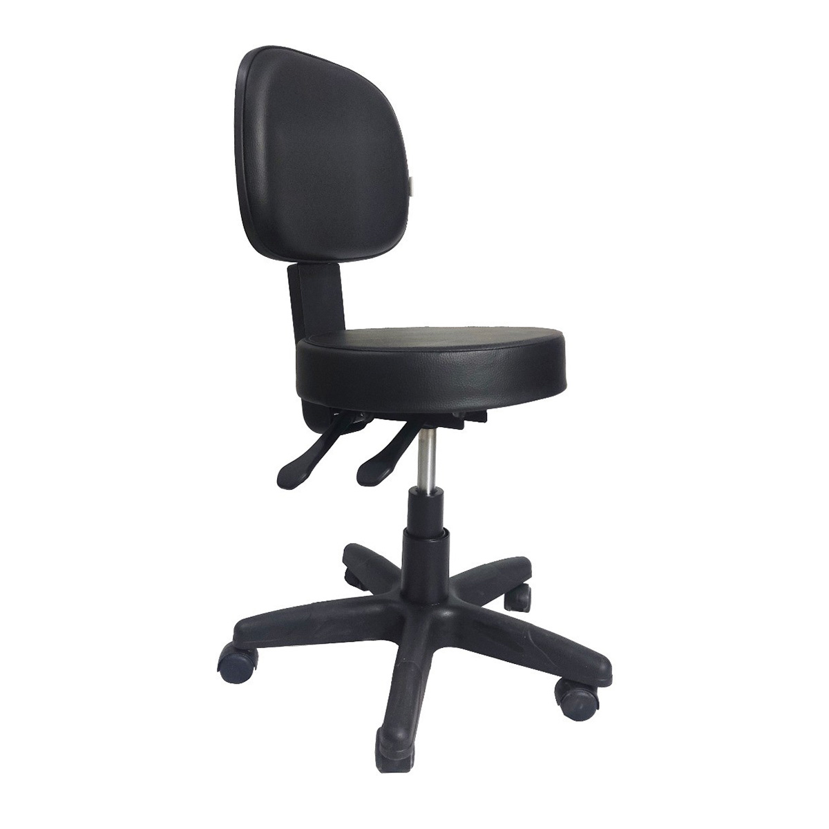 Cadeira Mocho Giratória Fidler Back System Preta