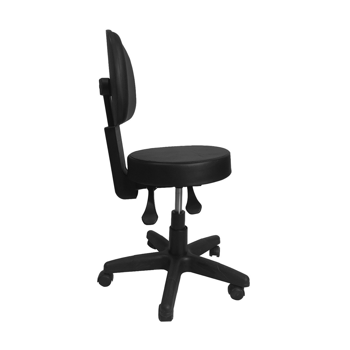 Cadeira Mocho Giratória Fidler Back System Preta