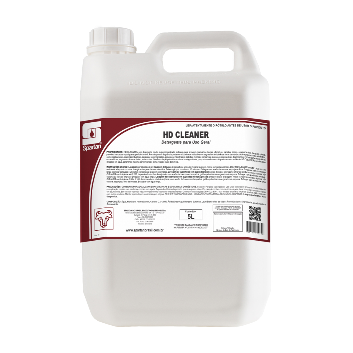 Detergente HD Cleaner 5L | Spartan
