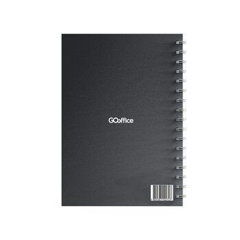 Caderno 1/4 Espiral Capa Flexível Go Office 140x200mm 96fls