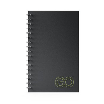 Caderno 1/4 Espiral Capa Flexível 140x220mm 48 folhas | Go Office
