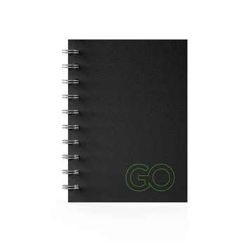 Caderno 1/8 Espiral Capa Dura 100x140mm 80 folhas | Go Office