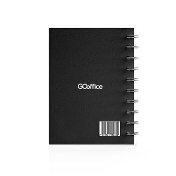 Caderno 1/8 Espiral Capa Dura 100x140mm 80 folhas | Go Office