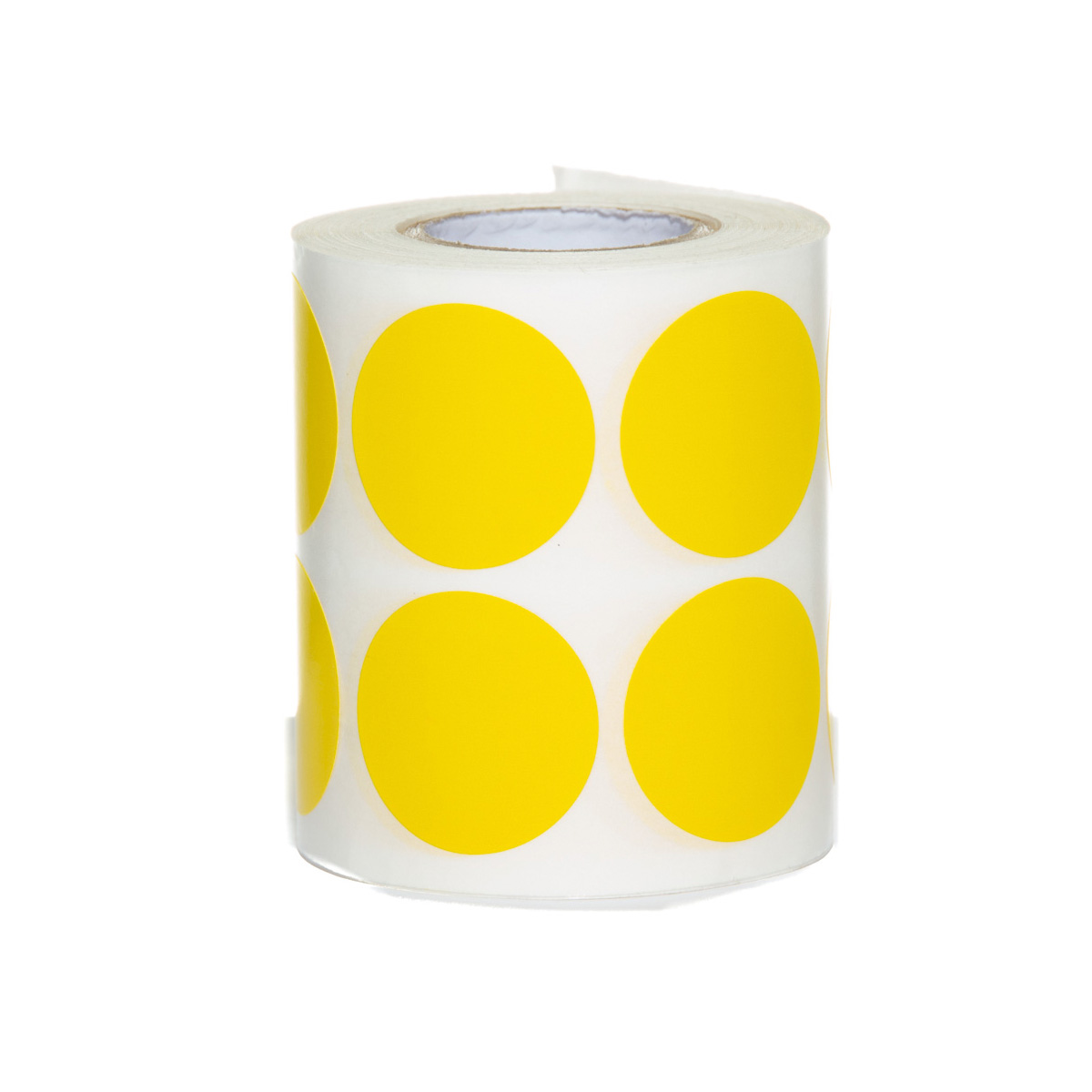 Etiq. Couchê 25mm Redonda Amarela RL 630UN