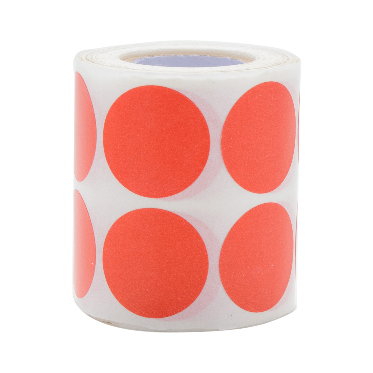 Etiq Couchê 25mm Redonda Vermelha RL 630UN