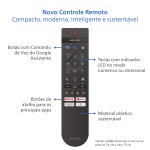 Smart TV 4K 55" Philips Google TV 55PUG7019