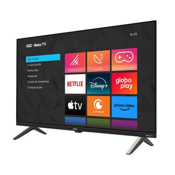 Smart TV HD 32" AOC Roku 32S5045