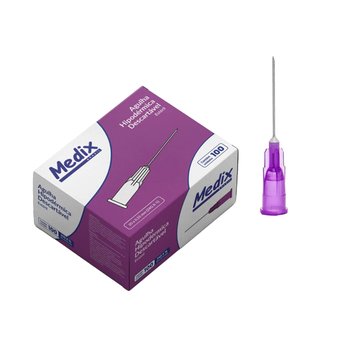 Agulha Hipodérmica 20 X 0,55mm Violeta CX 100UN