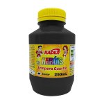 Tinta Tempera Guache  250ml Preta c/ 3 unidades | Radex