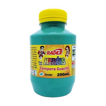Tinta Tempera Guache 250ml Verde Claro 3 unidades | Radex