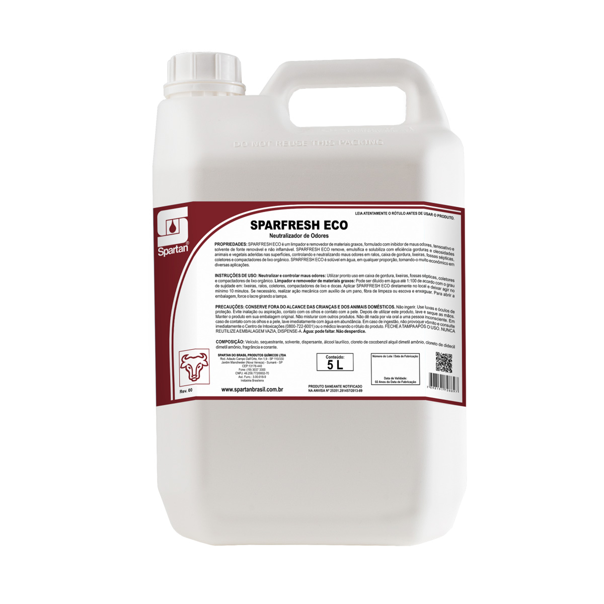 Limpador Sparfresh Eco 5L | Spartan