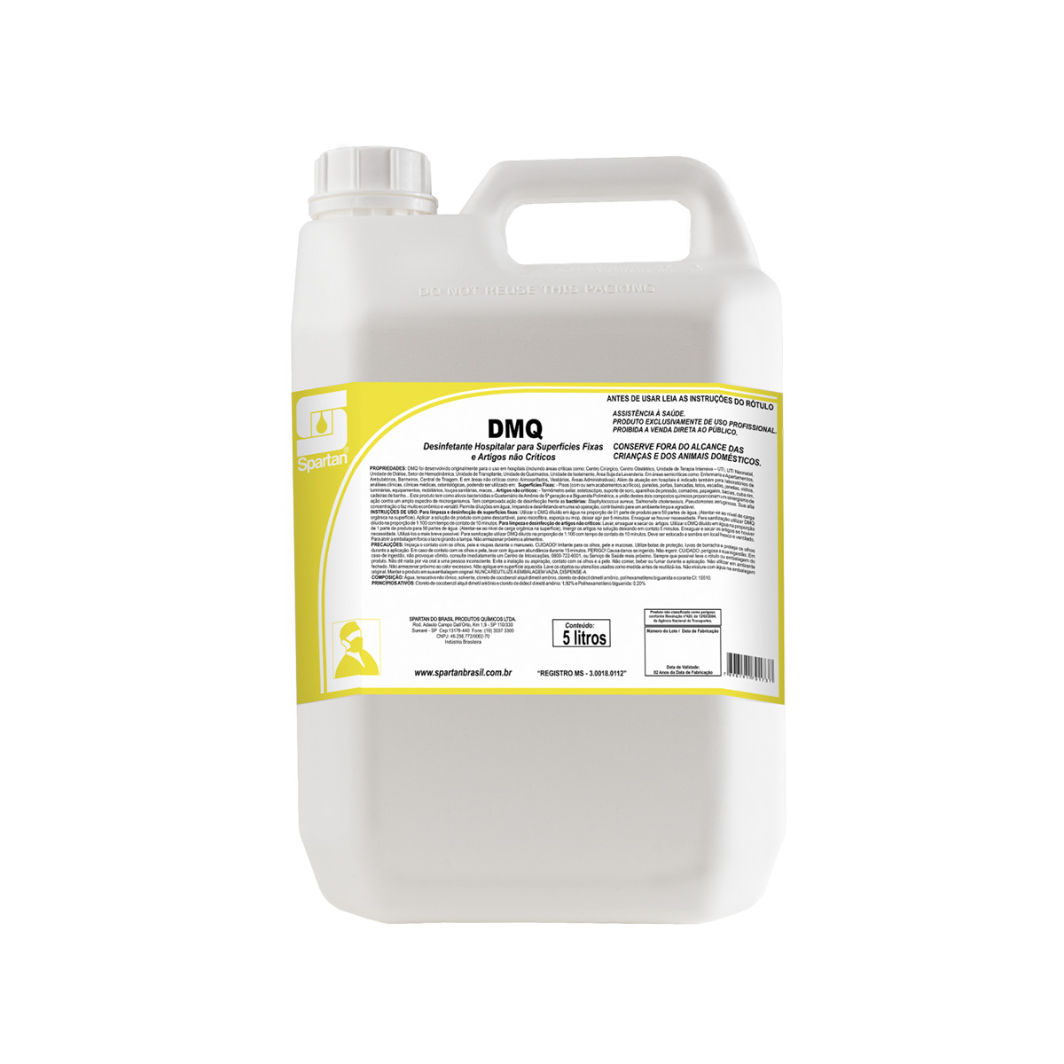 Desinfetante Hospitalar DMQ 5L | Spartan