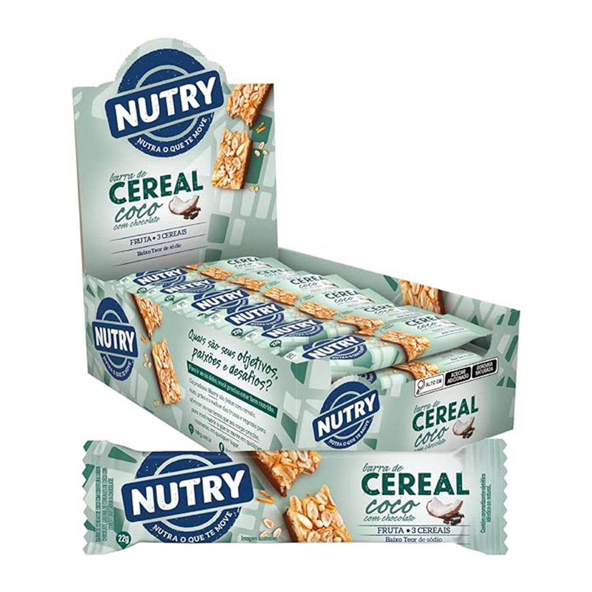 Barra de Cereal Nutry Coco 22g