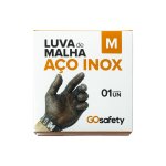 Luva Malha de Aço Inox M | Go Safety