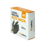Luva Malha de Aço Inox M | Go Safety