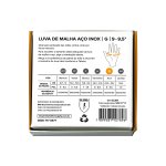 Luva Malha de Aço Inox G | Go Safety