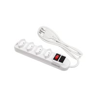 Filtro de Linha 4 Tomadas Bivolt 1,5m Branco | Intelbras