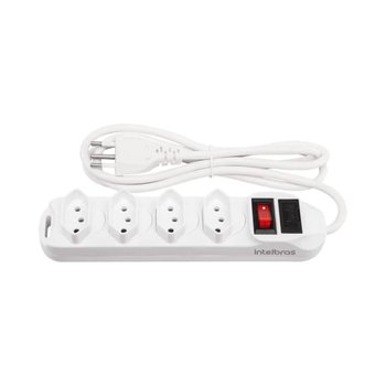 Filtro de Linha 4 Tomadas Bivolt 1,5m Branco | Intelbras