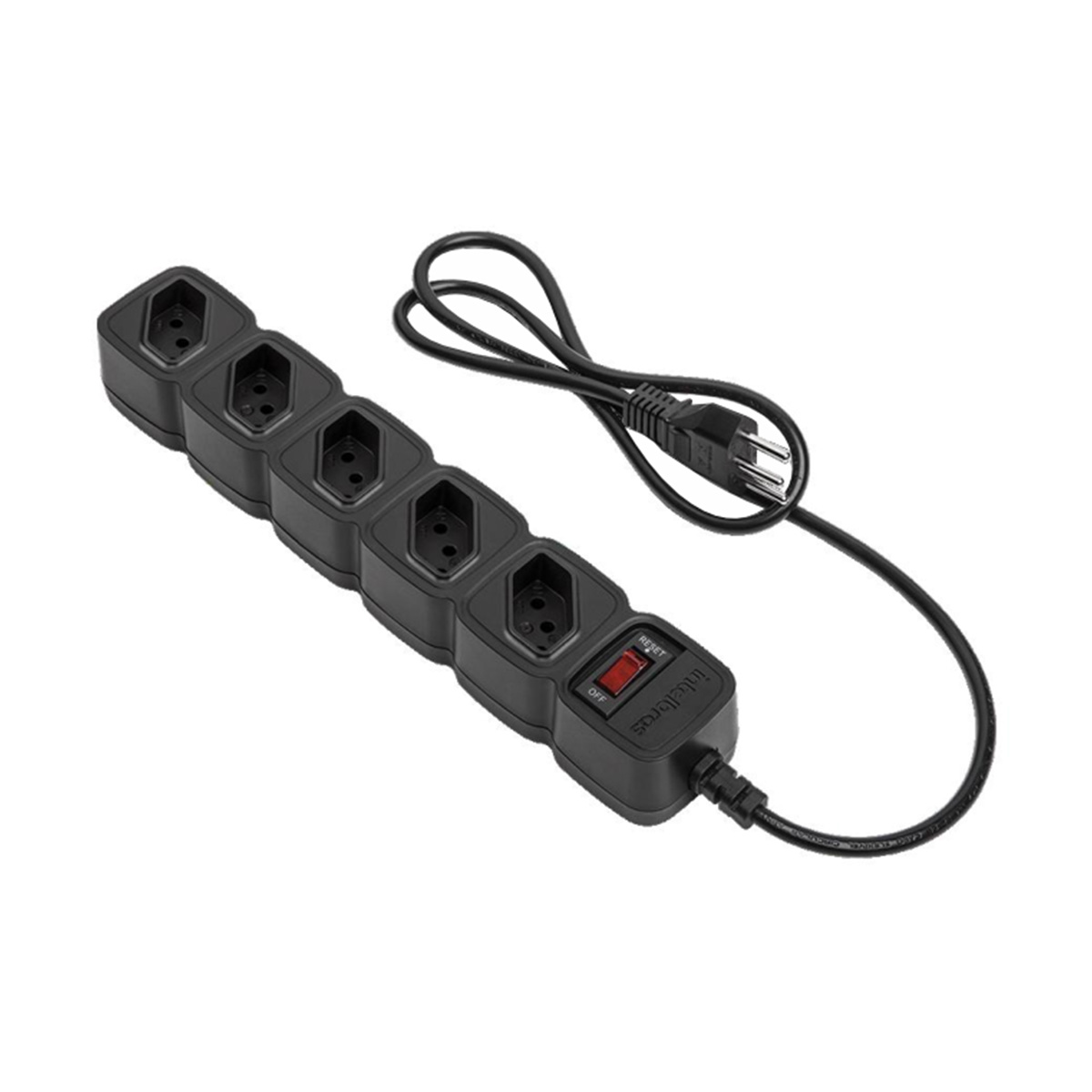 Filtro de Linha 5 Tomadas Bivolt 3,0m Preto | Intelbras