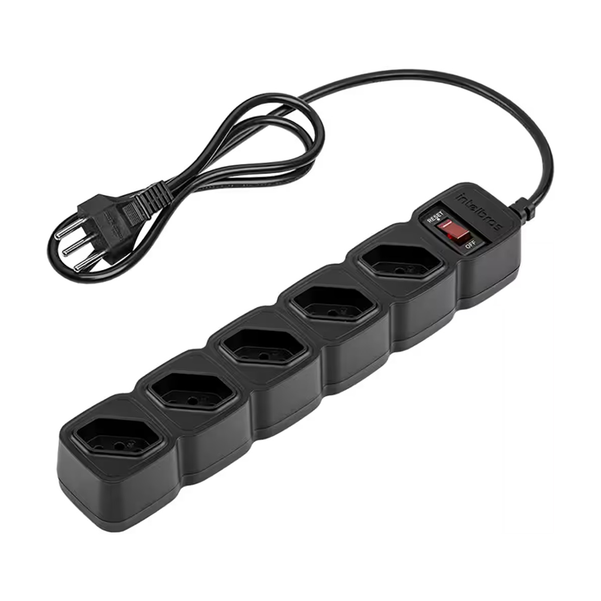 Filtro de Linha 5 Tomadas Bivolt 3,0m Preto | Intelbras