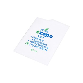 Copo De Papel Descartável Tipo Envelope 85ml Ecopo CX 250UN