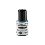 Tinta para Marcador de Quadro Branco Preta 20ml | BRW