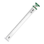 Régua Plástica 30cm Cristal | Dello