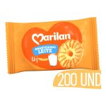 Biscoito Amanteigado Leite 8,6g 200 unidades | Marilan