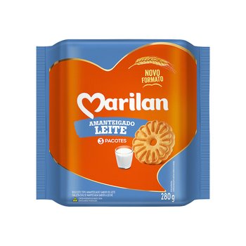 Biscoito Amanteigado Leite 280g | Marilan