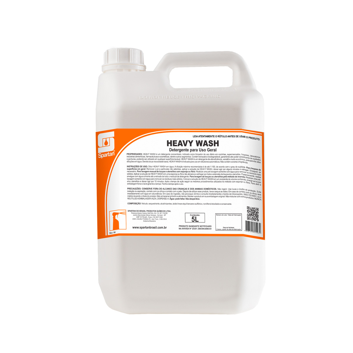 Detergente Heavy Wash 5L | Spartan