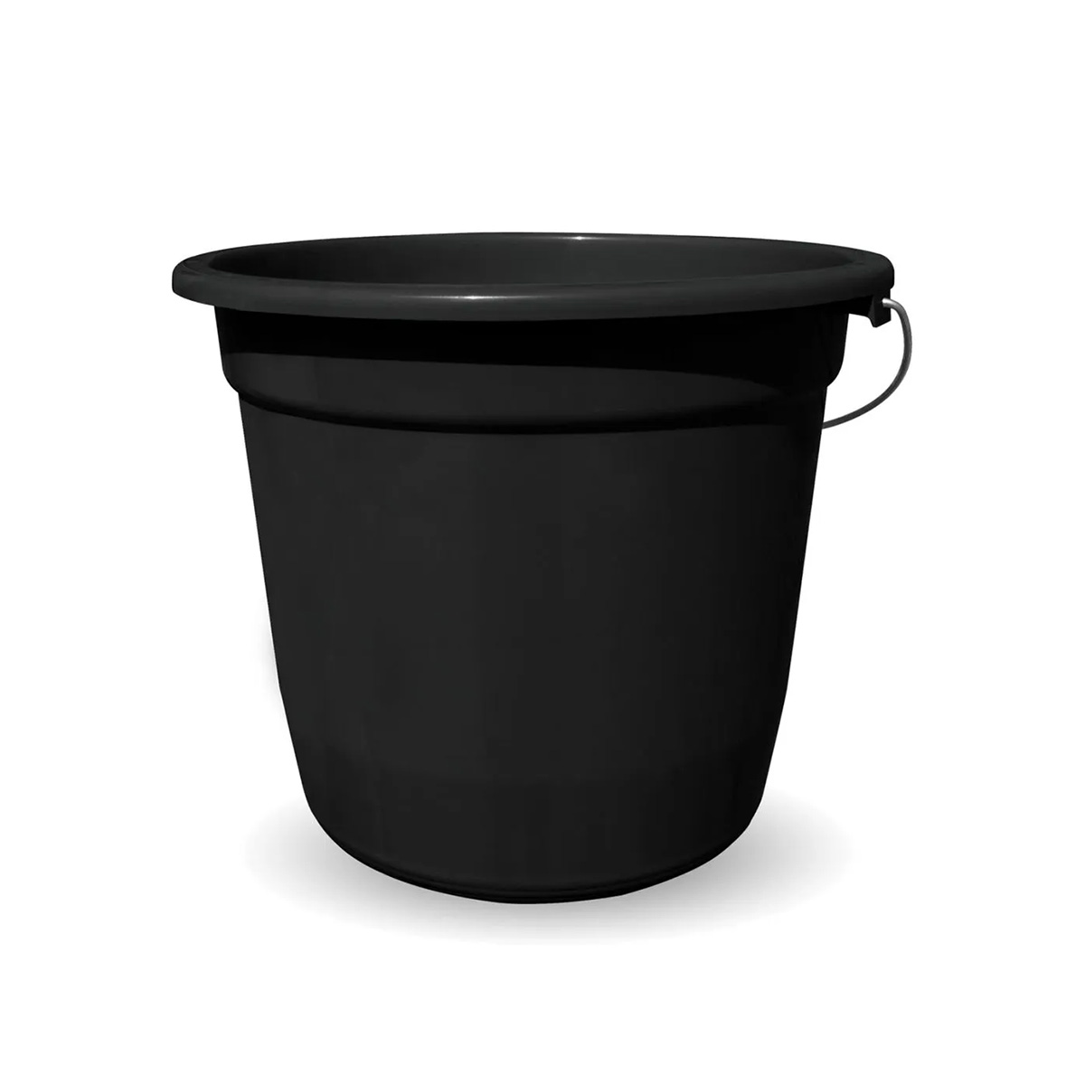 Balde Plástico Shangrila Preto 7L