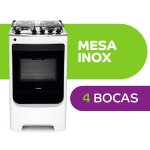 Fogão 4 Bocas Branco Bivolt | Consul CFO4NABUNA