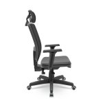 Cadeira Presidente Telada Encosto Regulável com Apoio Cabeça | Brizza